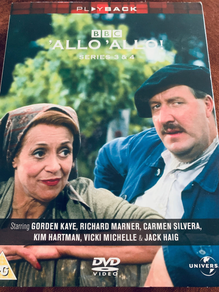 Allo Allo Series 3 & 4. DVD samleboks.