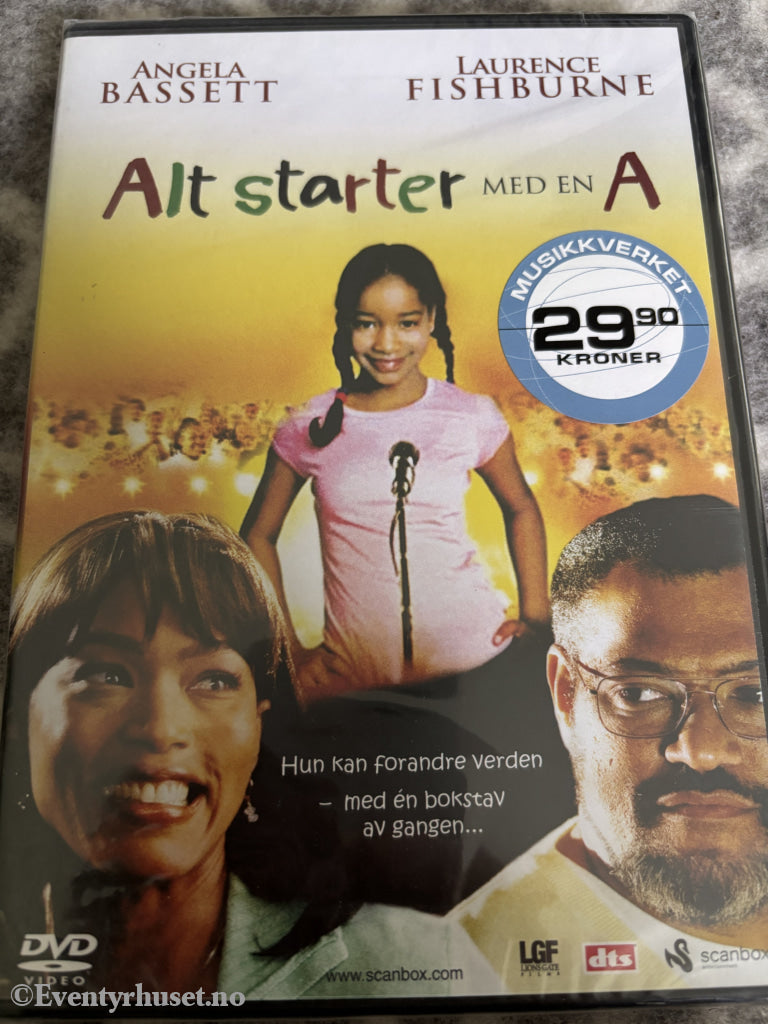 Alt starter med en A. DVD. Ny i plast!
