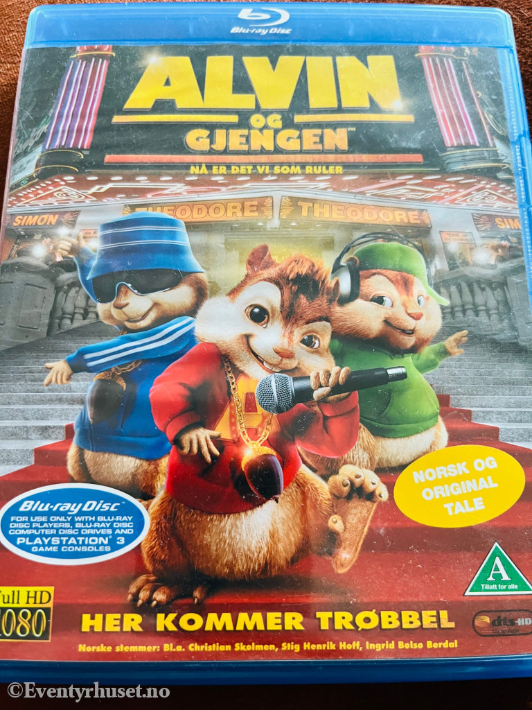 Alvin & Gjengen. Blu Ray. Blu-Ray Disc