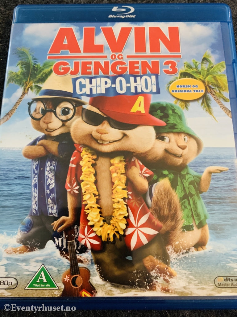 Alvin Og Gjengen 3. Chip-O-Hoi. 2011. Blu-Ray. Blu-Ray Disc