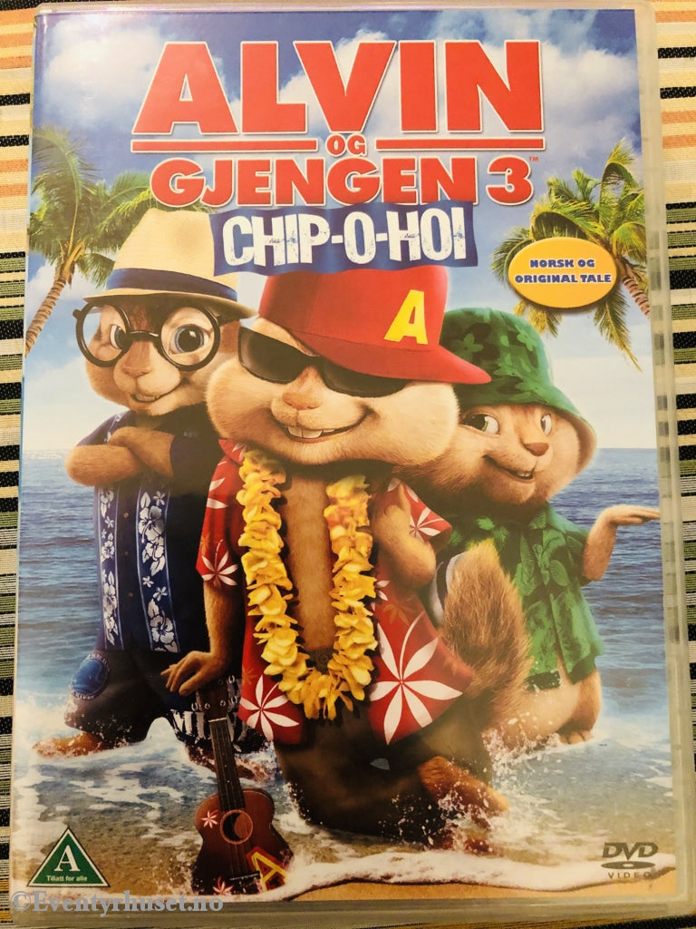 Alvin Og Gjengen 3. Chip-O-Hoi. 2011. Dvd. Dvd