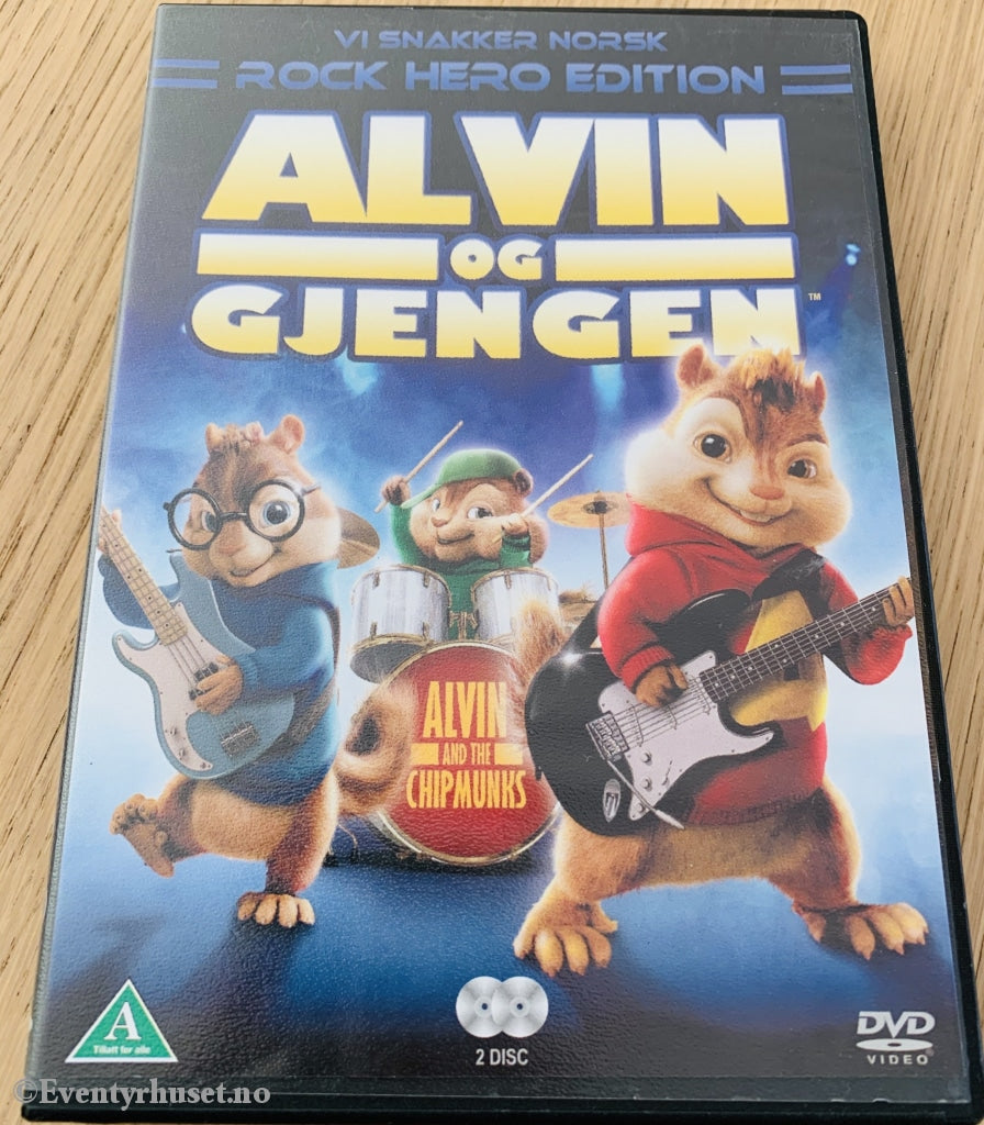 Alvin Og Gjengen - Rock Hero Edition. Dvd. Dvd