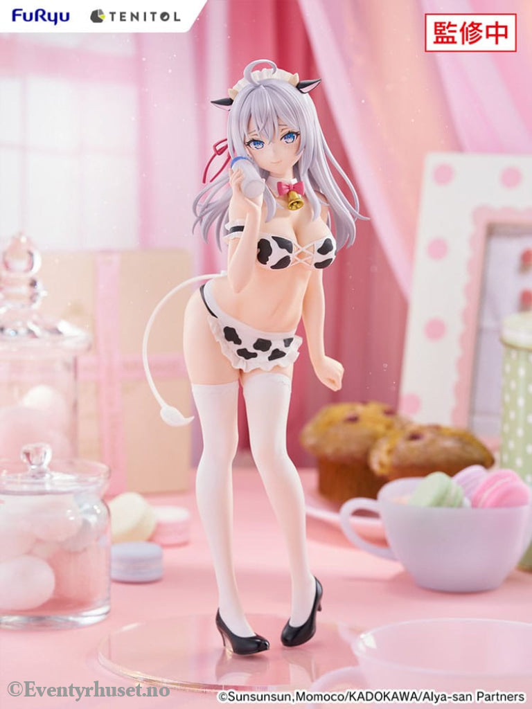 Alya Sometimes Hides Her Feelings in Russian Tenitol Tall PVC Statue Alya Cow Costume Ver. 29 cm Manga & Anime