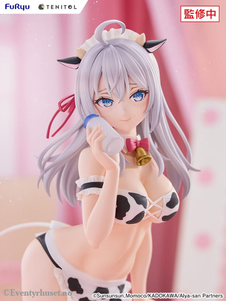 Alya Sometimes Hides Her Feelings in Russian Tenitol Tall PVC Statue Alya Cow Costume Ver. 29 cm Manga & Anime