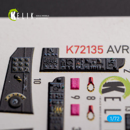 AVRO VULCAN B.2 Front cockpit - interior 3D decals for Airfix kit