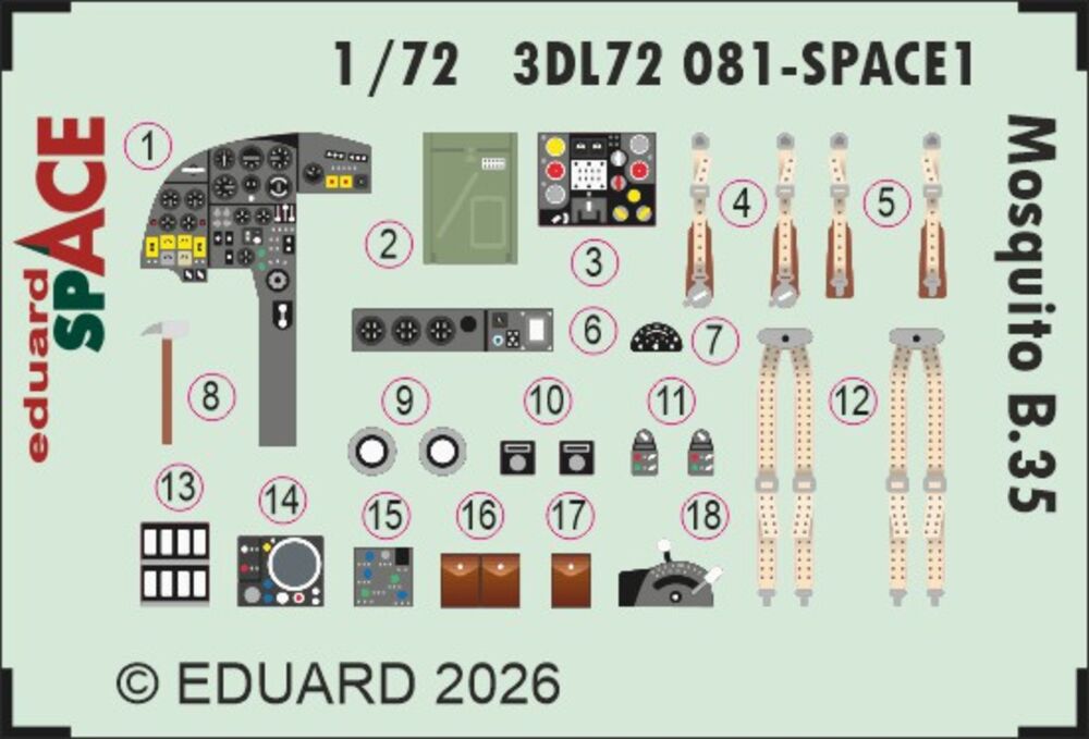 Mosquito B.35 SPACE for Airfix