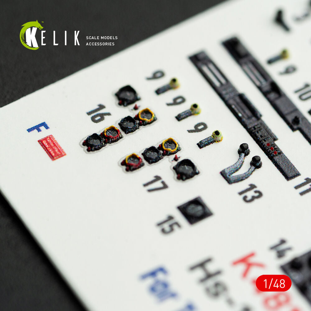 Hs-129 B - interior 3D decals for Takom kit