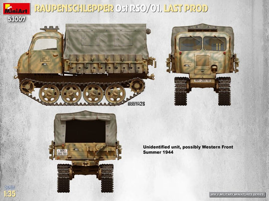 Raupenschlepper Ost RSO/01. Last Prod