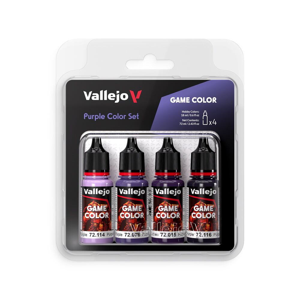 Game Color: Purple Color Set 18 ml
