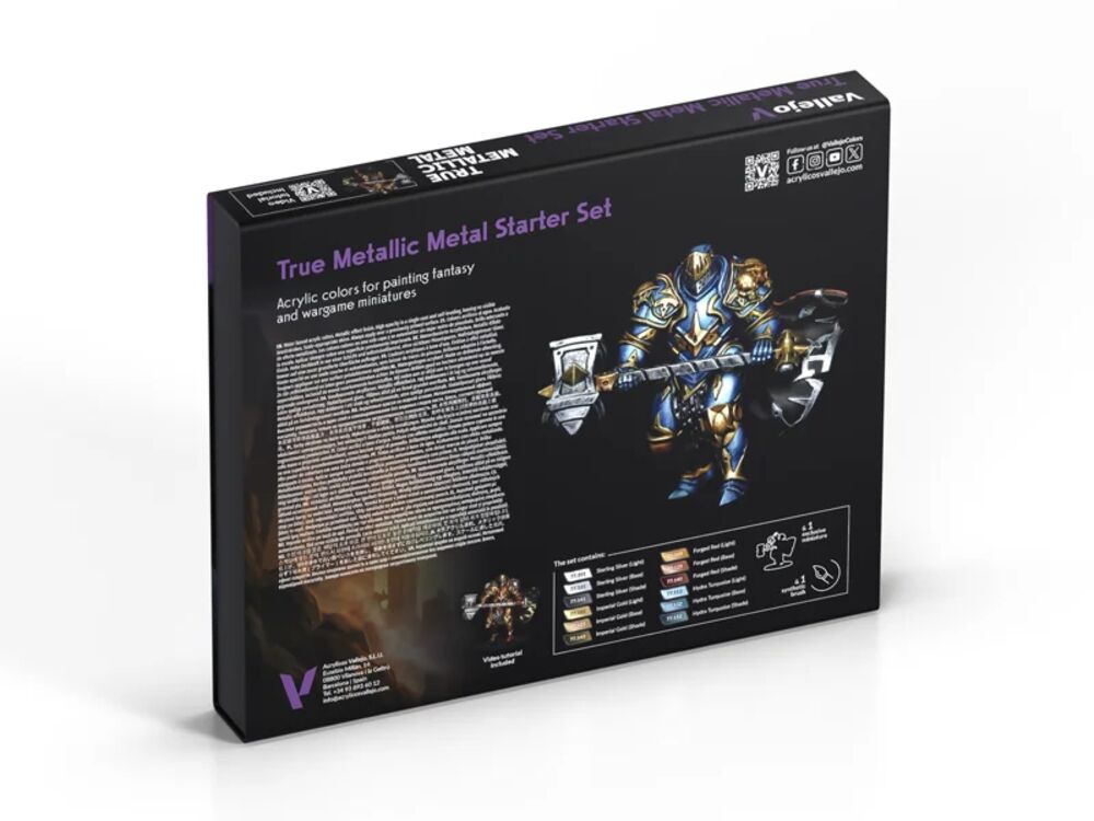 True Metallica Metal: Starter Set (12 colors set)
