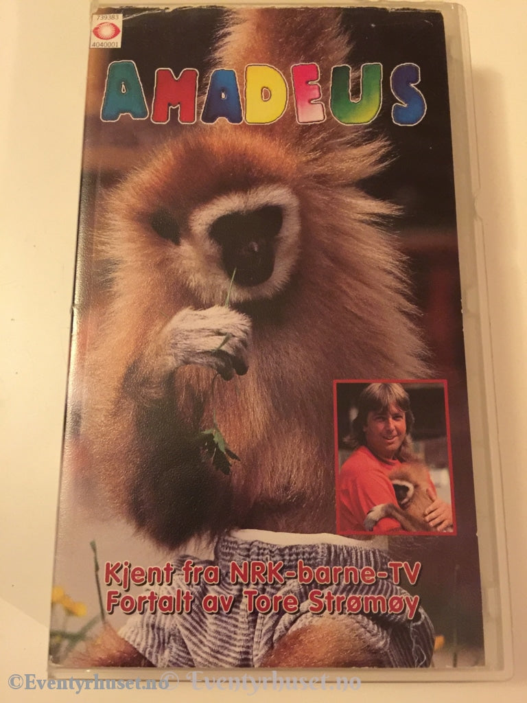 Amadeus. Kjent Fra Nrk Barne-Tv. Fortalt Av Tore Strømøy. 1997. Vhs. Vhs