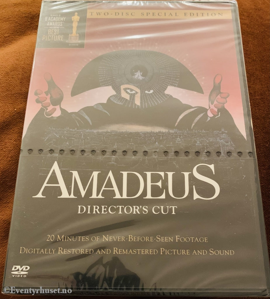 Amadeus. Spesialversjon. 1984. Dvd. Ny I Plast! Dvd