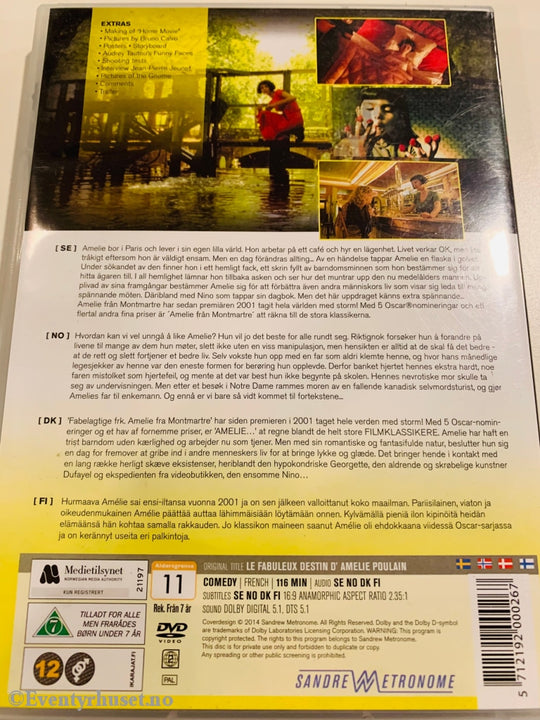 Amelie Fra Montmartre. 2001. Dvd. Dvd