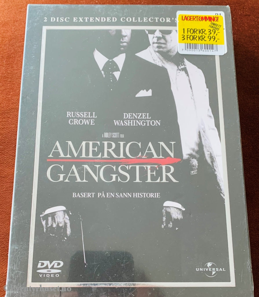 American Gangster. Dvd Slipcase. Ny I Plast!