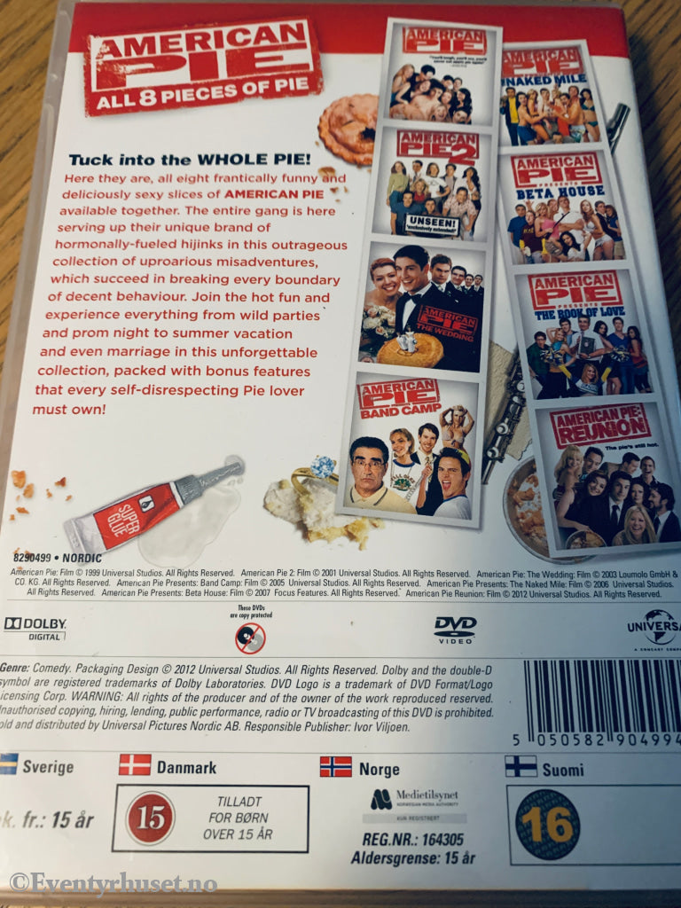 American Pie – The Complete Collection. 2012. DVD samleboks