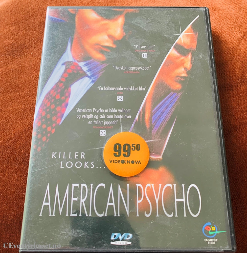 American Psycho. 2000. Dvd. Dvd