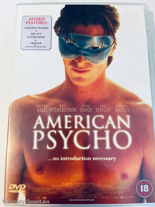 American Psycho. 2000. Dvd. Dvd