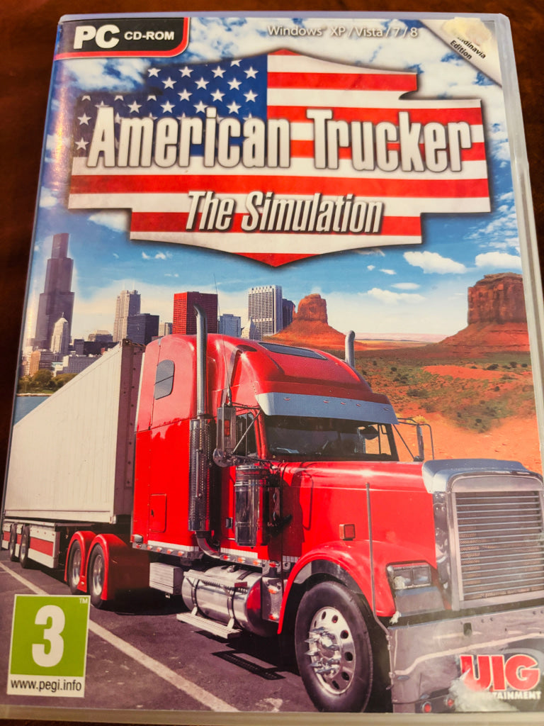 American Trucker – The Simulation. PC spill.