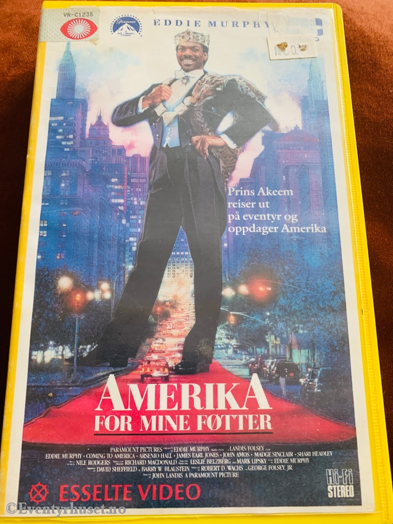 Amerika For Mine Føtter. 1988. Vhs Big Box.