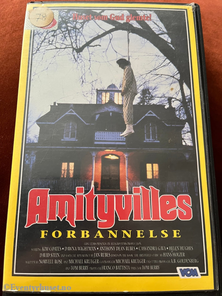 Amityvilles Forbannelse. 1989. Vhs Big Box.