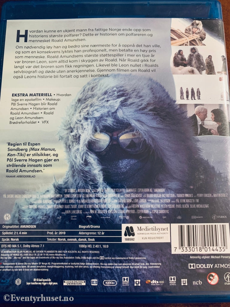 Amundsen. 2019. Blu-Ray. Blu-Ray Disc