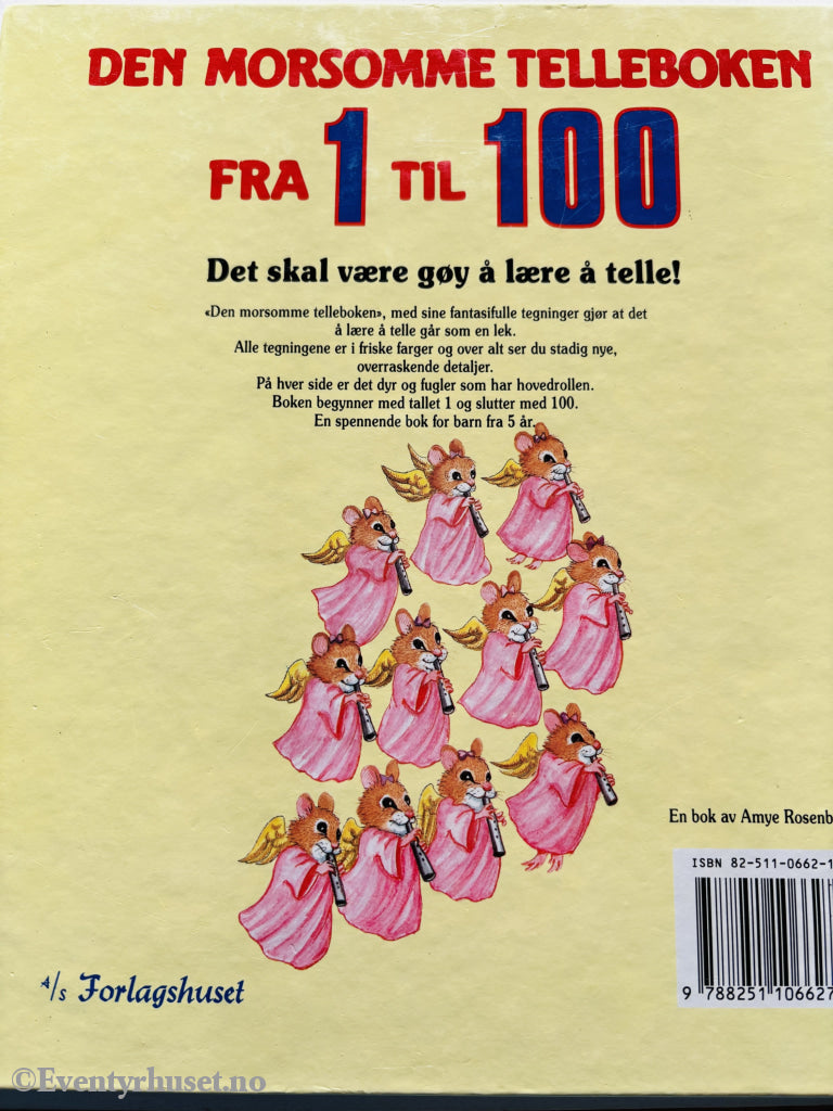Amy Rosenberg. Den morsomme telleboken fra 1 til 100. 1984. Barnebok.