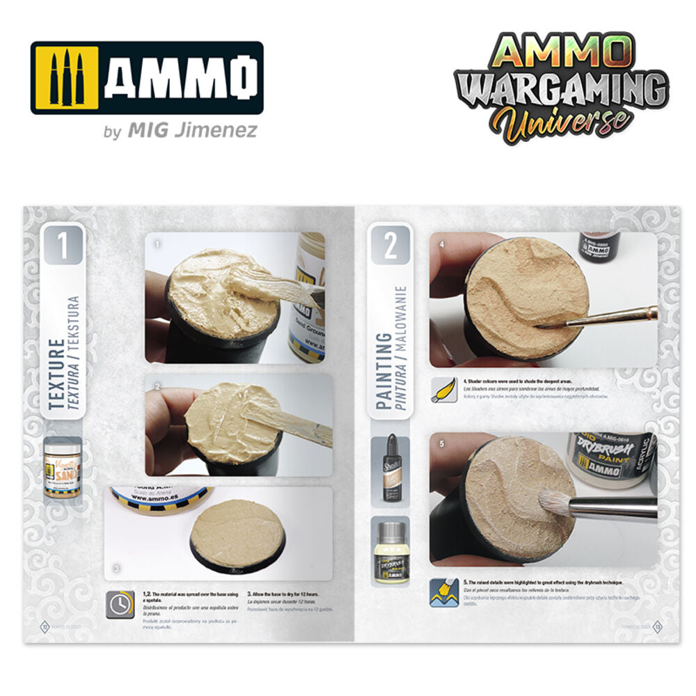 AMMO WARGAMING UNIVERSE Book 01 - Remote Deserts (English, Castellano, Polski)