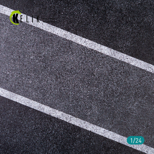 Asphalt road 24 Hours of Le Mans type 3 Base - Acrylic 3 mm (180 x 357 mm)