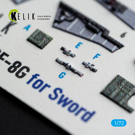 RF-8G - interior 3D decals for Sword