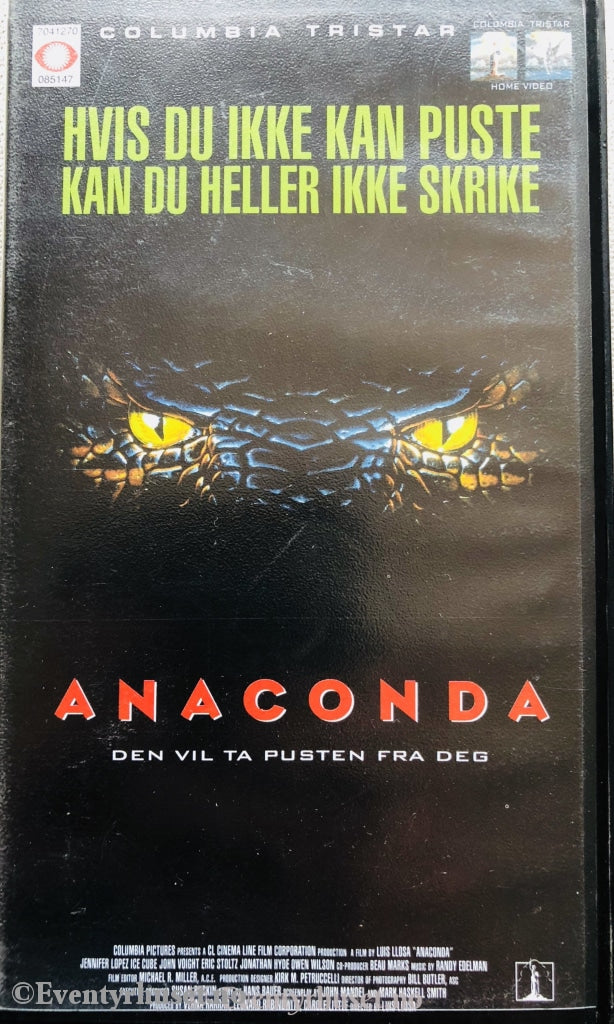 Anaconda. 1996. Vhs. Vhs