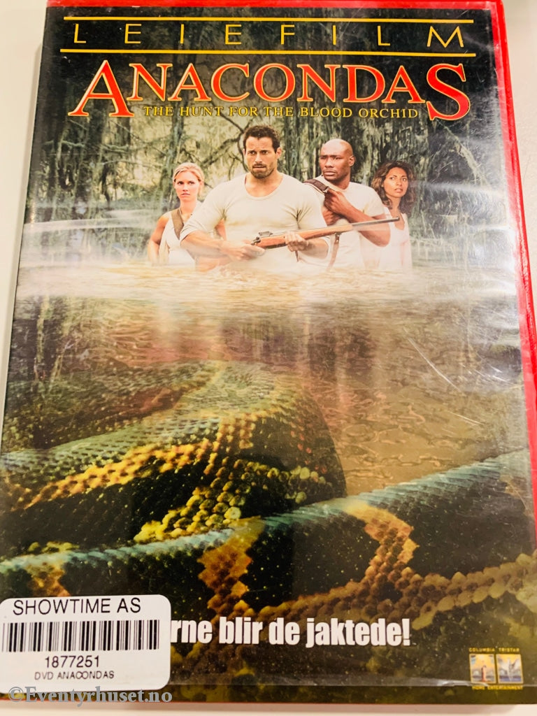 Anacondas. Dvd Leiefilm.