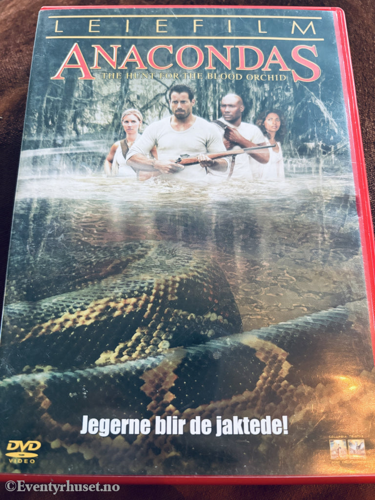 Anacondas: The Hunt for the Blood Orchid (2004). DVD leiefilm.