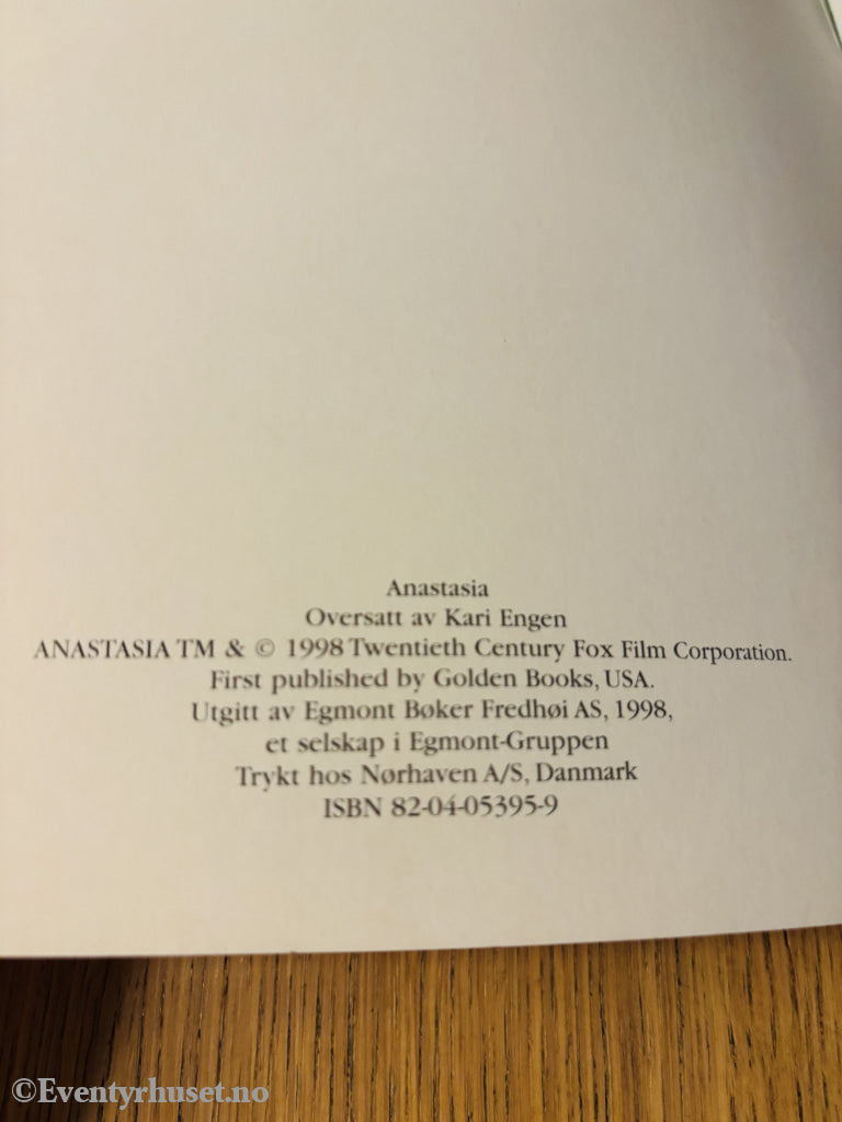 20th Century Fox. Anastasia. Hefte.