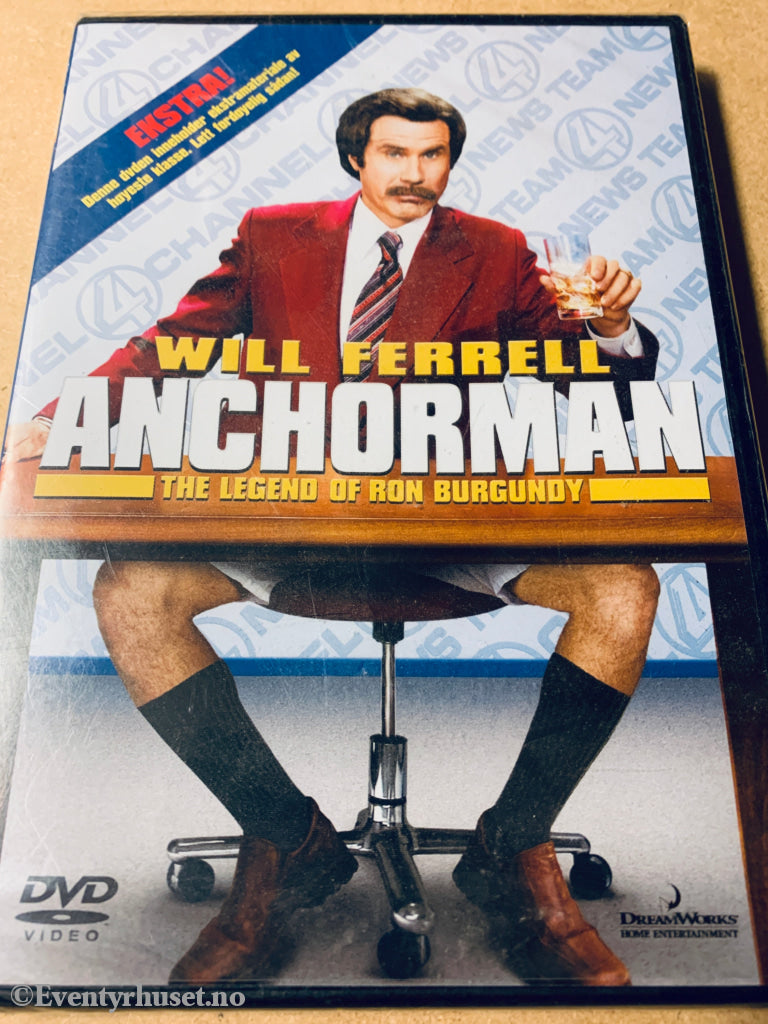 Anchorman. 2006. DVD. Ny i plast!