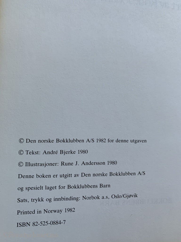 André Bjerke. 1982. Moro-Vers. Fortelling