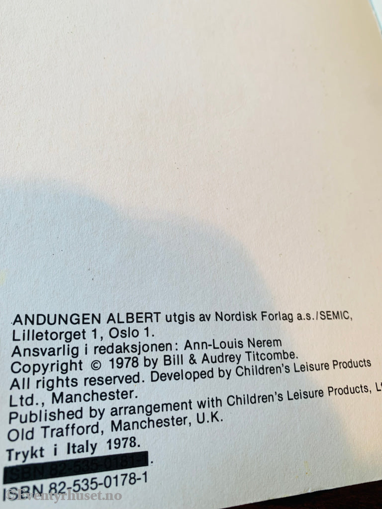Andungen Albert. Vol. 2. Nye Venner. 1978. Hefte
