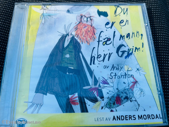 Andy Stanton. Du Er En Fæl Mann Herr Grim! Lydbok På Cd.