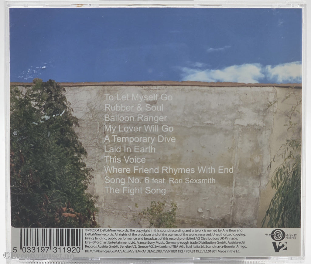 Ane Brun - A Temporary Dive. 2005 . Musikk-CD.