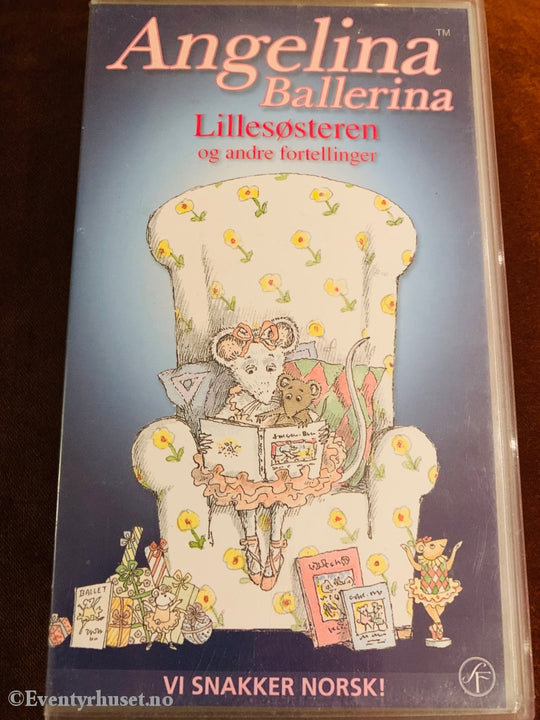 Angelina Ballerina - Lillesøsteren Og Andre Fortellinger. 2000. Vhs. Vhs