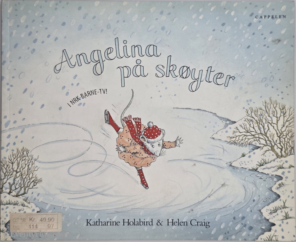 Angelina på skøyter. . Hefte.