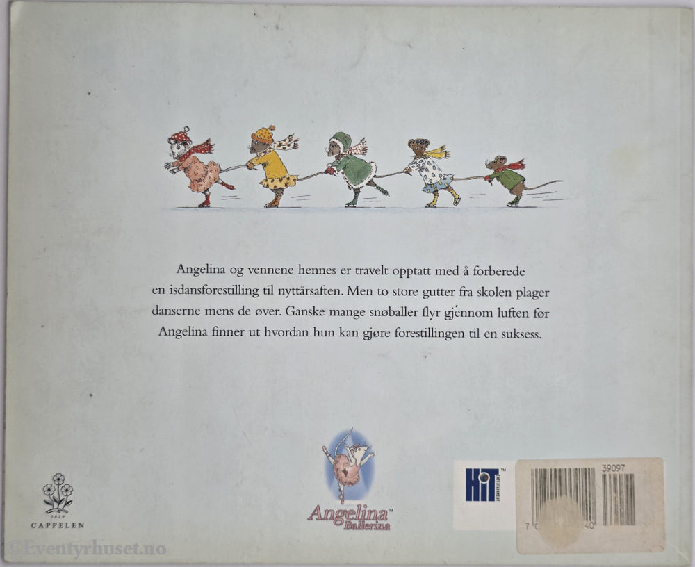 Angelina på skøyter. . Hefte.