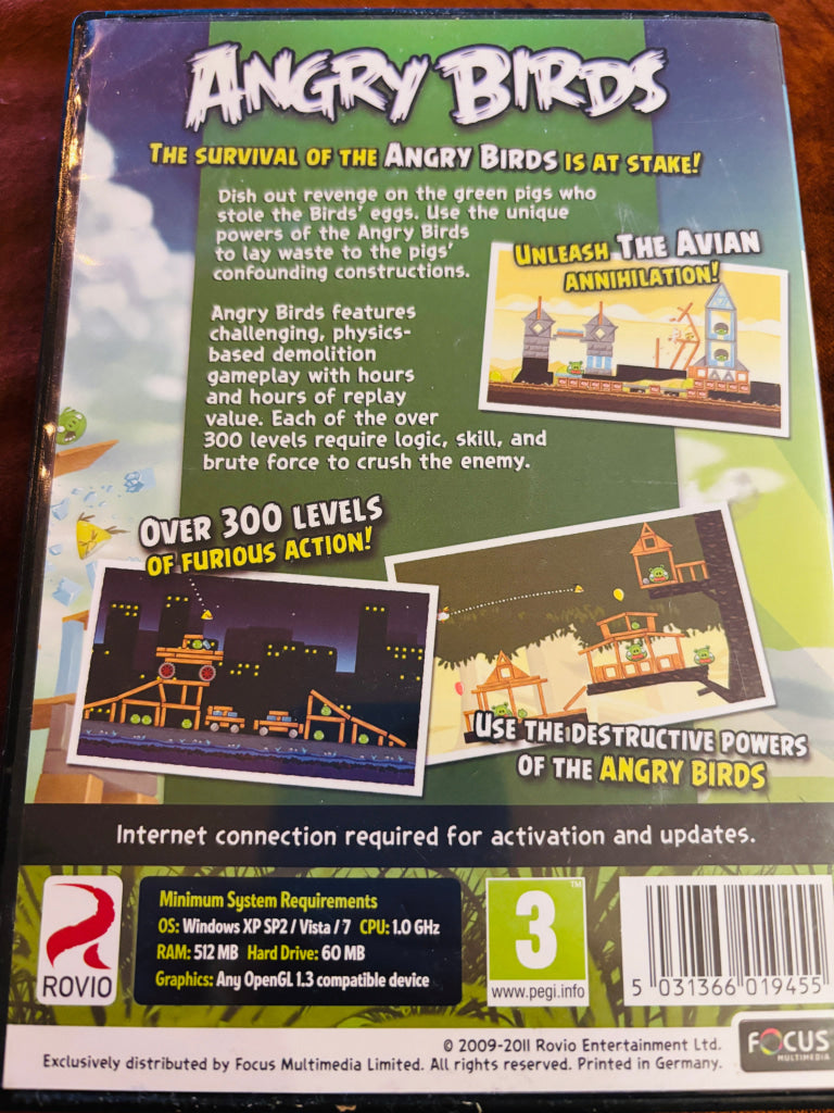 Angry Birds. PC spill.