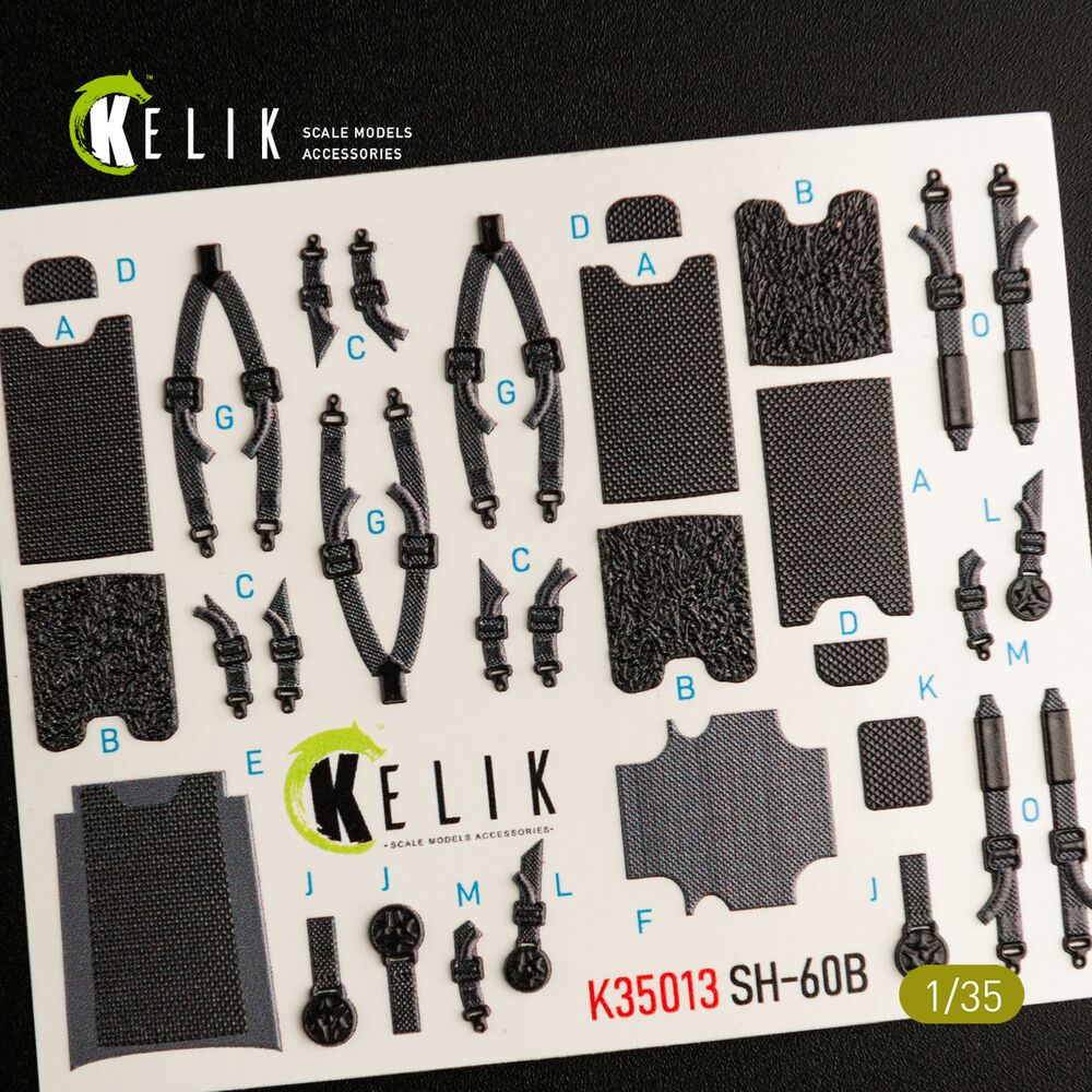 SH-60B interior 3D decals for Kitty Hawk / Zimimodel kit