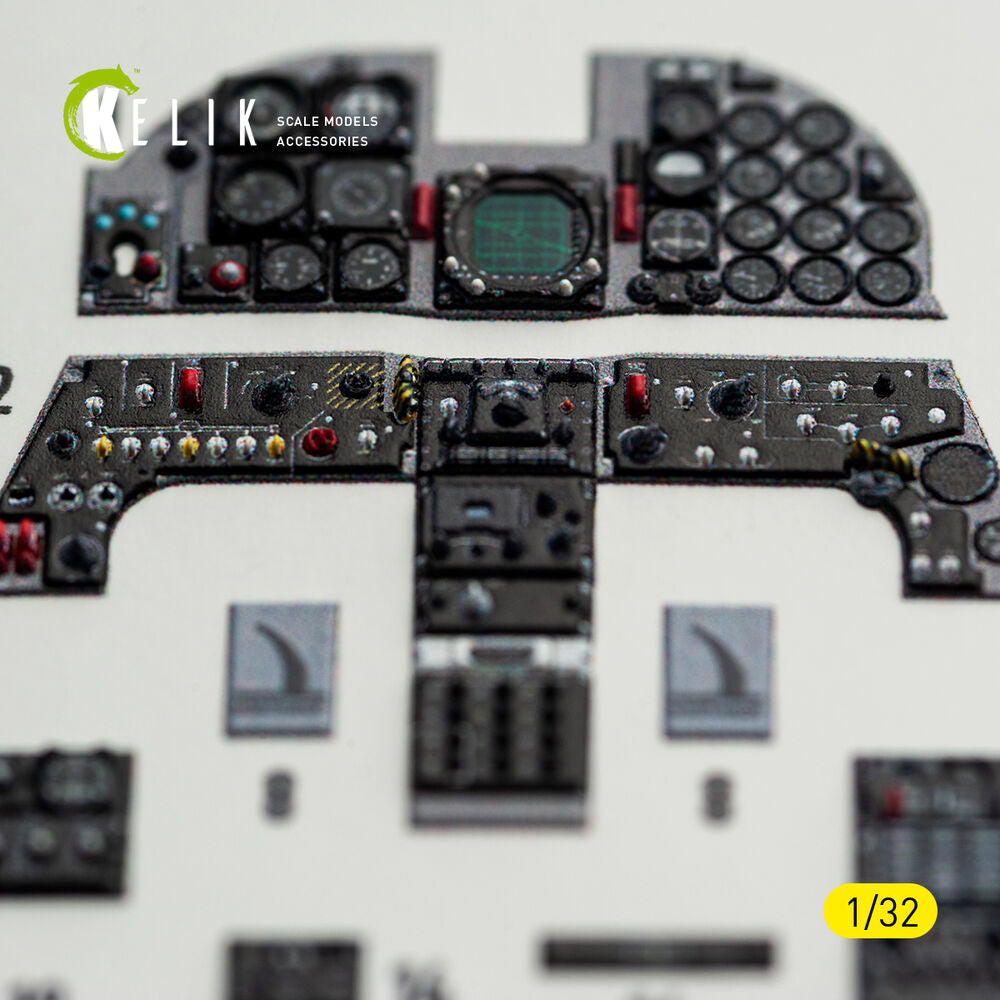 F-5F - interior 3D decals for Kitty Hawk/Zimi models kit