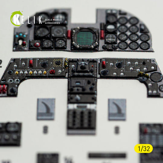 F-5F - interior 3D decals for Kitty Hawk/Zimi models kit