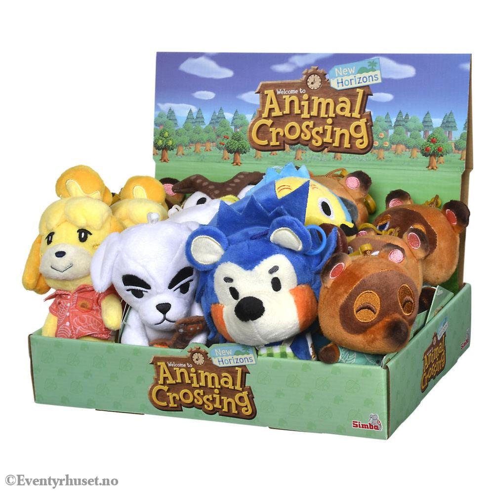 Animal Crossing Plush Keychains Residents 15 cm Assortment (12) Fashion & Accessories
