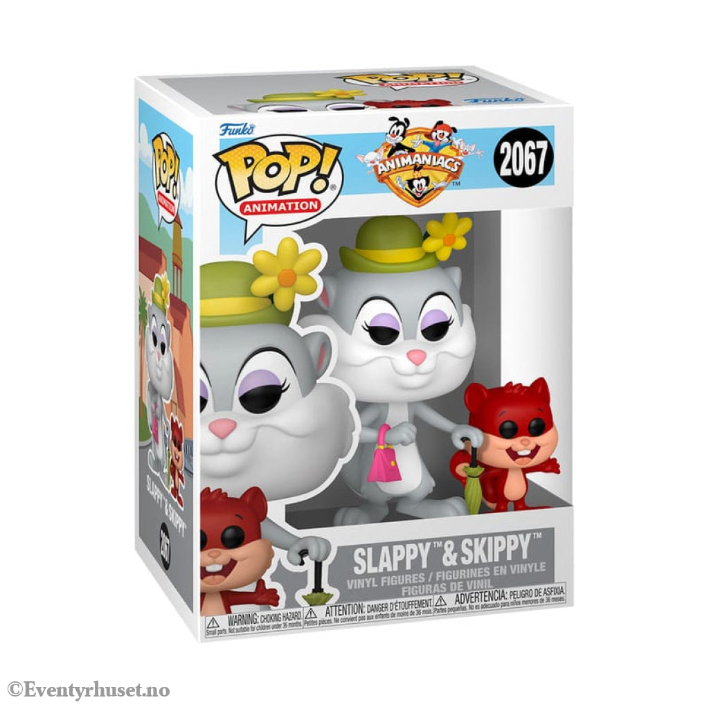 Animaniacs POP! Animation Vinyl Figure Slappy w/Skippy 9 cm Collectibles