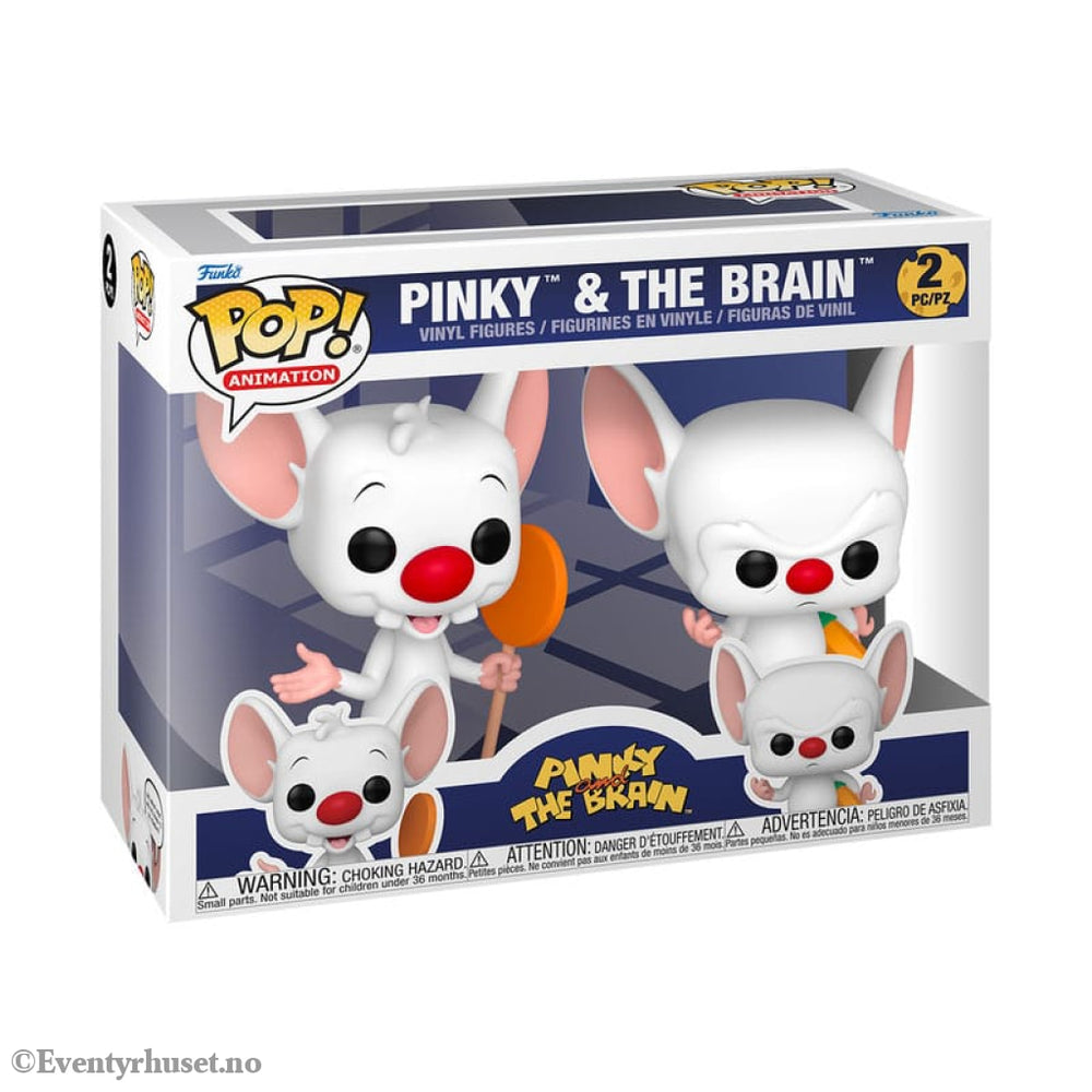 Animaniacs POP! Television Vinyl Figures 2-Pack Pinky & The Brain 9 cm Collectibles