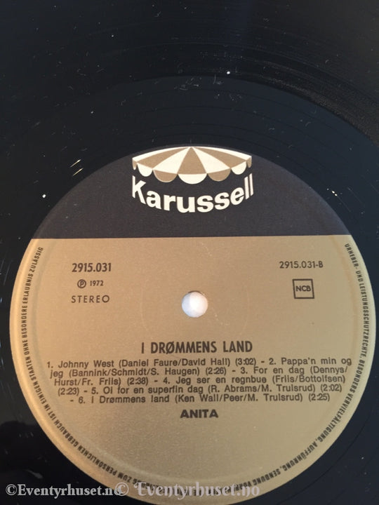 Anita. I Drømmens Land. 1972. Lp. Lp Plate