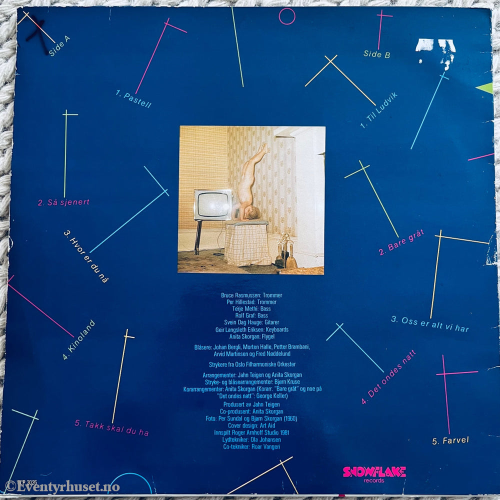 Anita Skorgan – Pastell. 1981. Lp. Lp Plate
